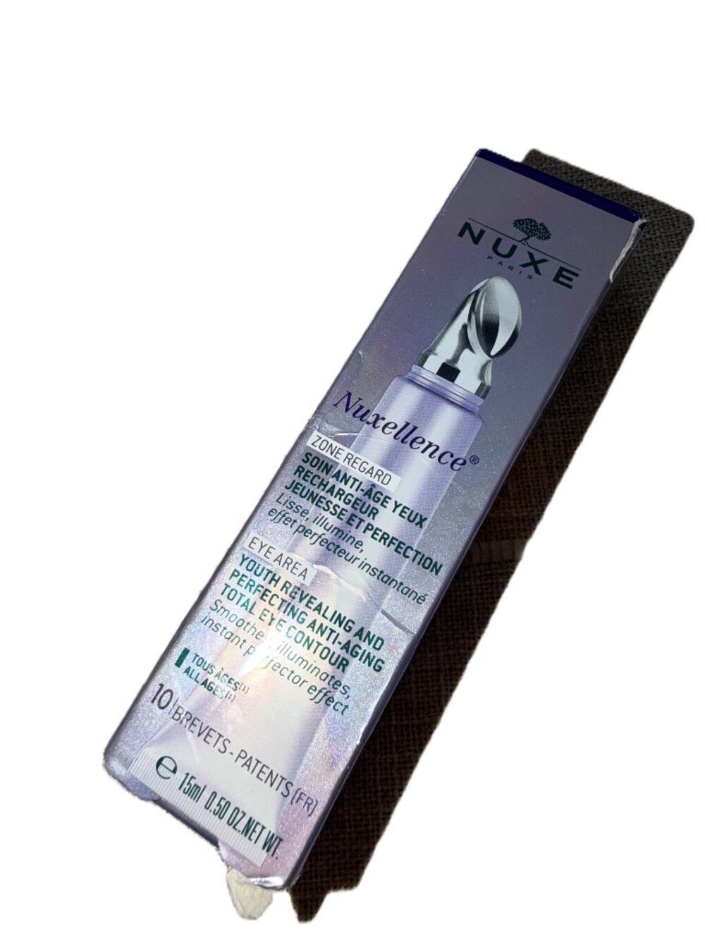 NUXE Nuxellence eye contour anti aging cream beauty 0.50oz.